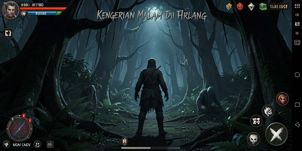 Tampilan menyeramkan dalam gameplay 8180 yang penuh ketegangan.