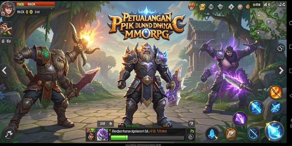 Tangkapan layar 99ZK menampilkan aksi seru dalam pertarungan multiplayer.