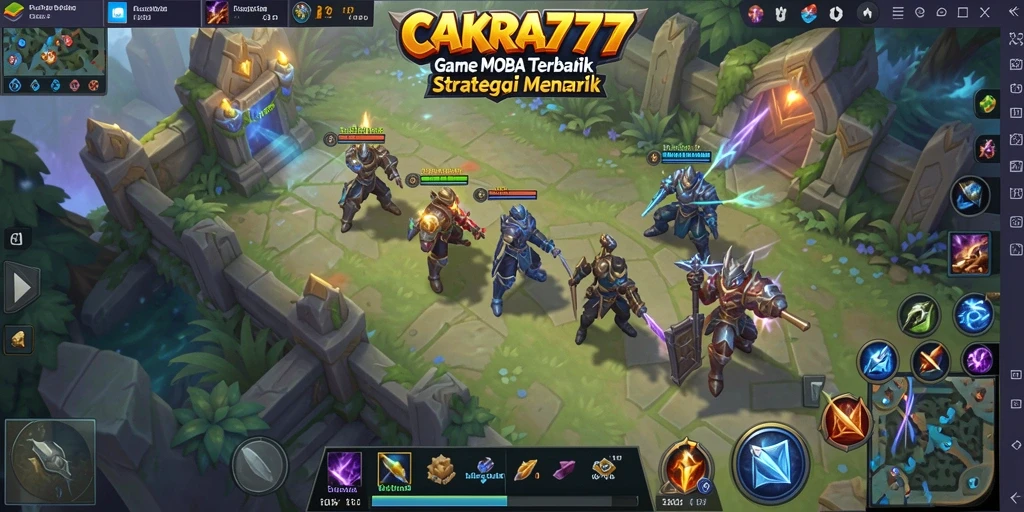 Tampilan gameplay seru di CAKRA777 dengan karakter unik dan strategi tim.
