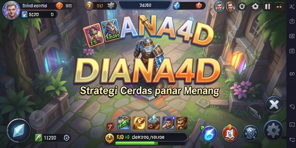 Tampilan gameplay DIANA4D yang mendebarkan dan strategis.