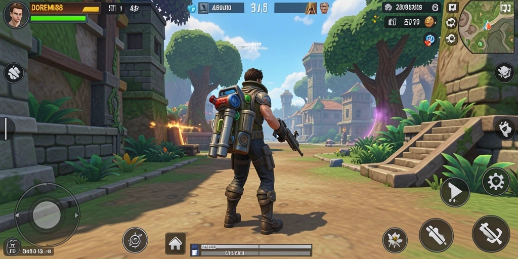 Gameplay seru dan menegangkan dari DOREMI88 dalam aksi TPS.