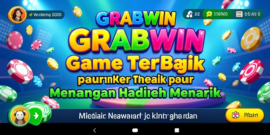 Tampilan gameplay seru dari game Bingo GRABWIN yang penuh warna.