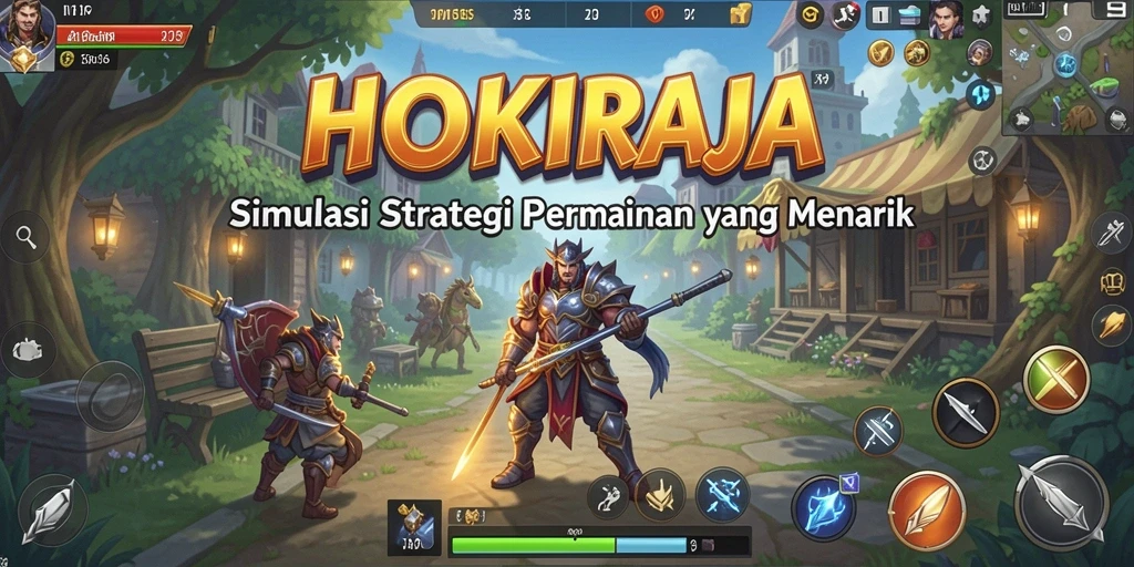 Tampilan menarik dalam permainan HOKIRAJA yang menggambarkan gameplay Simulation.