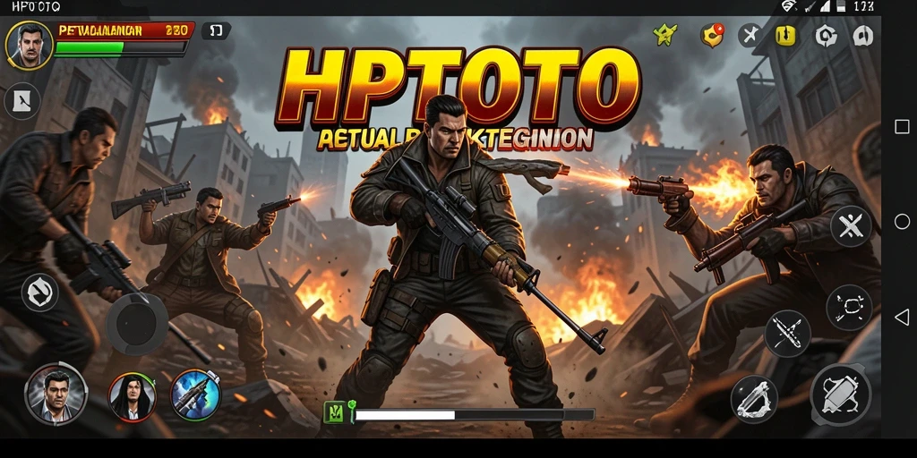 Screenshot HPTOTO menampilkan aksi pertarungan yang dinamis dan mendebarkan.