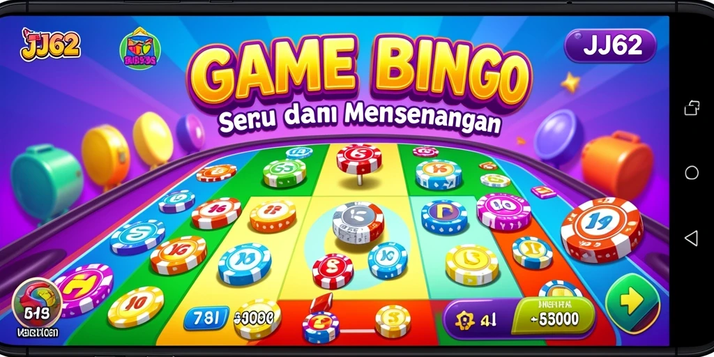 Tampilan gameplay Bingo yang seru di game JJ62.