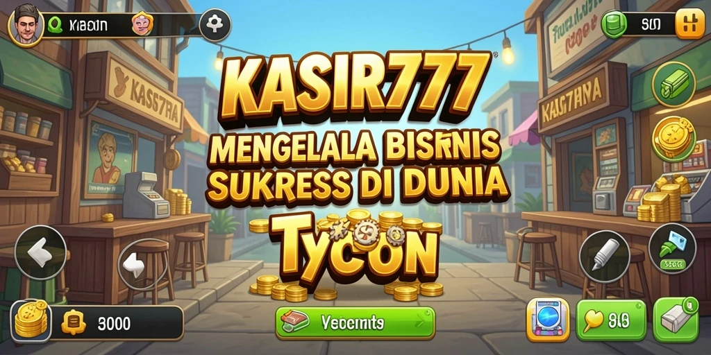 Screenshot gameplay KASIR777 yang menampilkan manajemen bisnis yang seru.