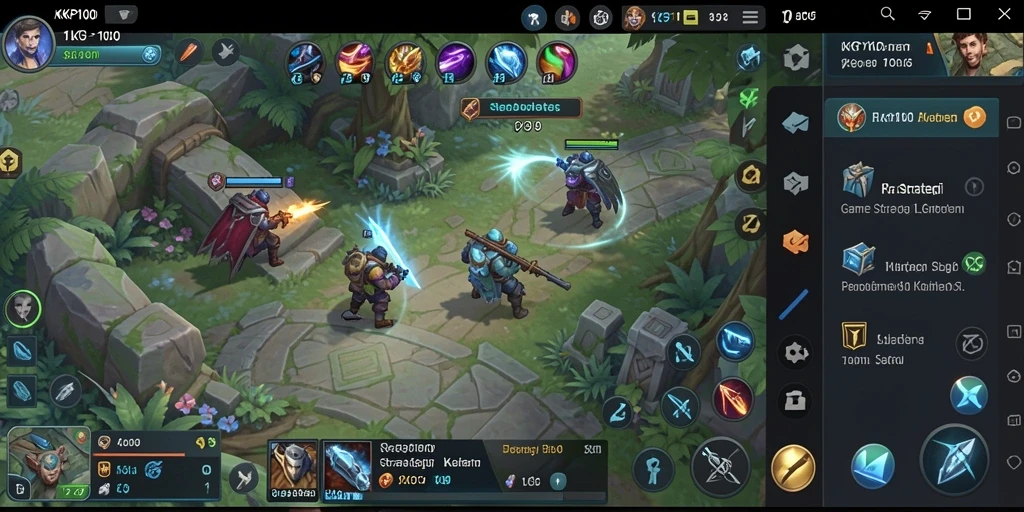 Tampilan gameplay menarik KPK100 dalam dunia strategi SLG.