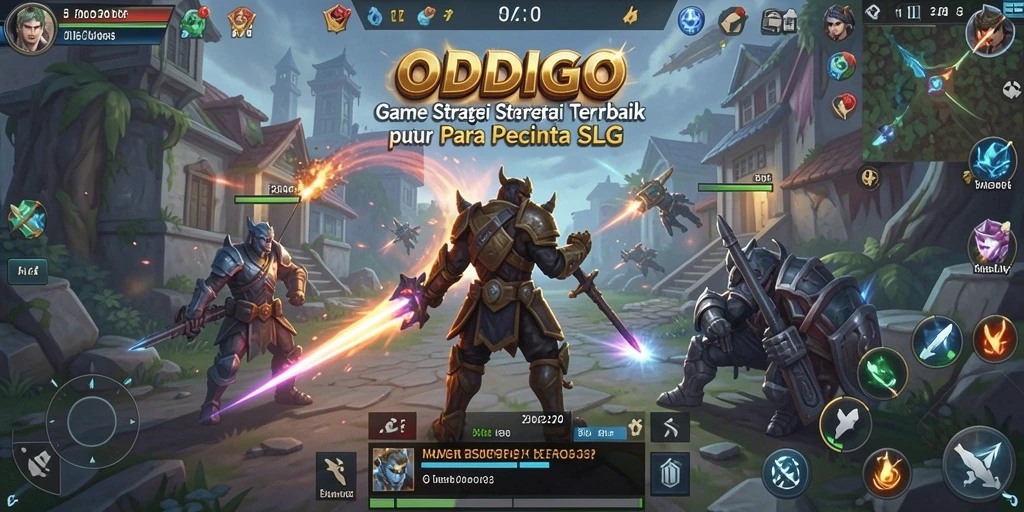 Tampilan gameplay menarik dari ODDIGO yang memukau.