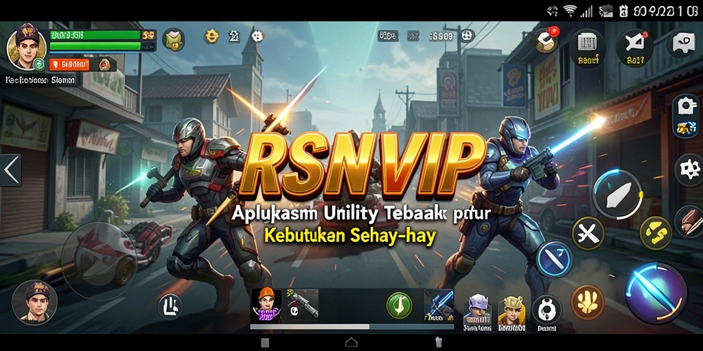 Tampilan antarmuka RSNVIP yang sederhana dan fungsional.