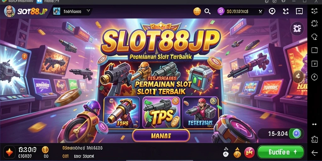 Tampilan gameplay memukau dari SLOT88JP yang menghadirkan keseruan slot TPS.