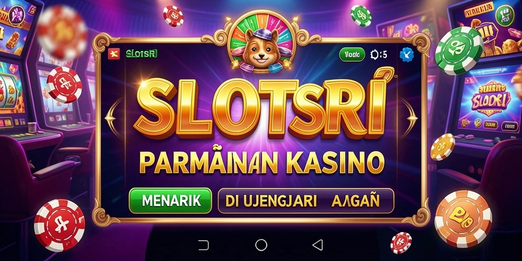 Tampilan gameplay menarik SLOTSRI dengan atmosfer Kasino.
