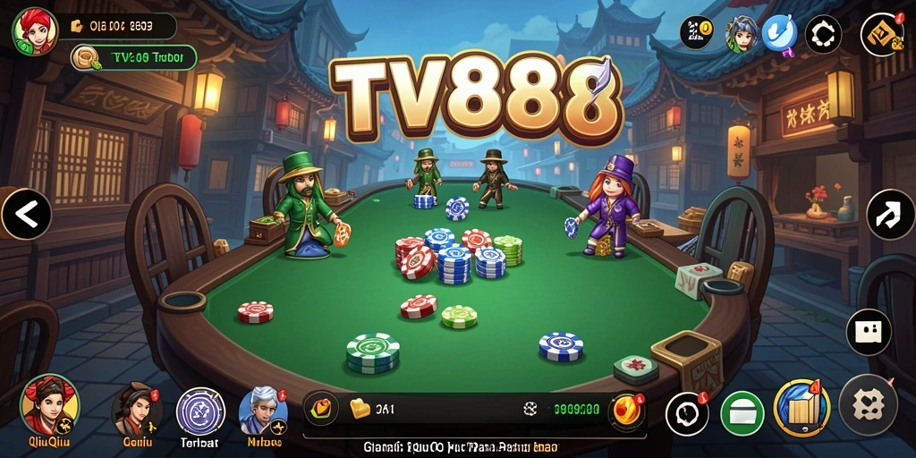 Screenshot gameplay QiuQiu TV888 yang menarik dan penuh tantangan.